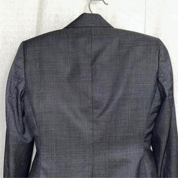 Anne Klein 4P Gray Wool Blend Proffesional Blazer Pant Suit - Picture 5 of 16